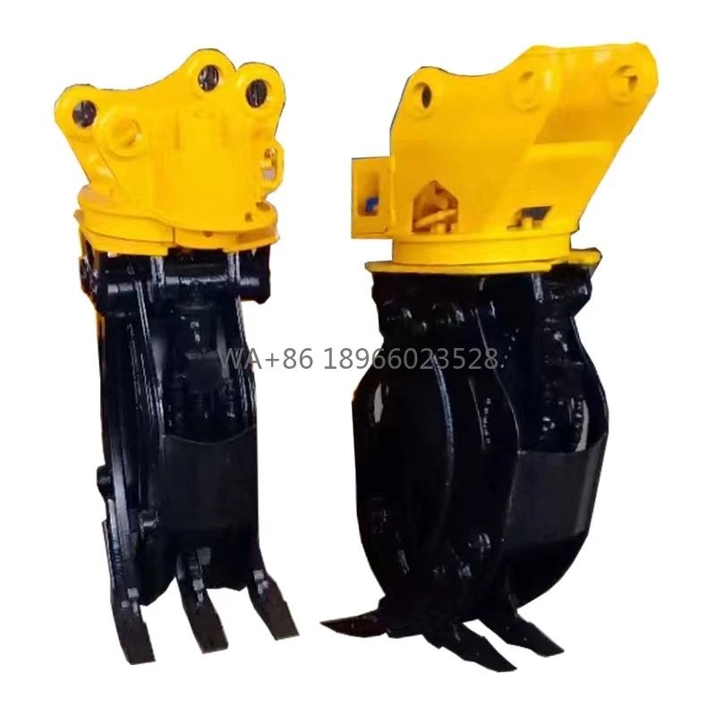 

Compliant Industry Standards Construction Demolition Durable Steel Ergonomic Comfortable Grip Hydraulic Grapple
