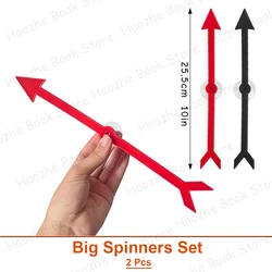 Montessori 10 Inch Plastic Arrow Game Big Spinners Suction Cup Board Arrow Toys for School Home Event Party Using Board Spinner