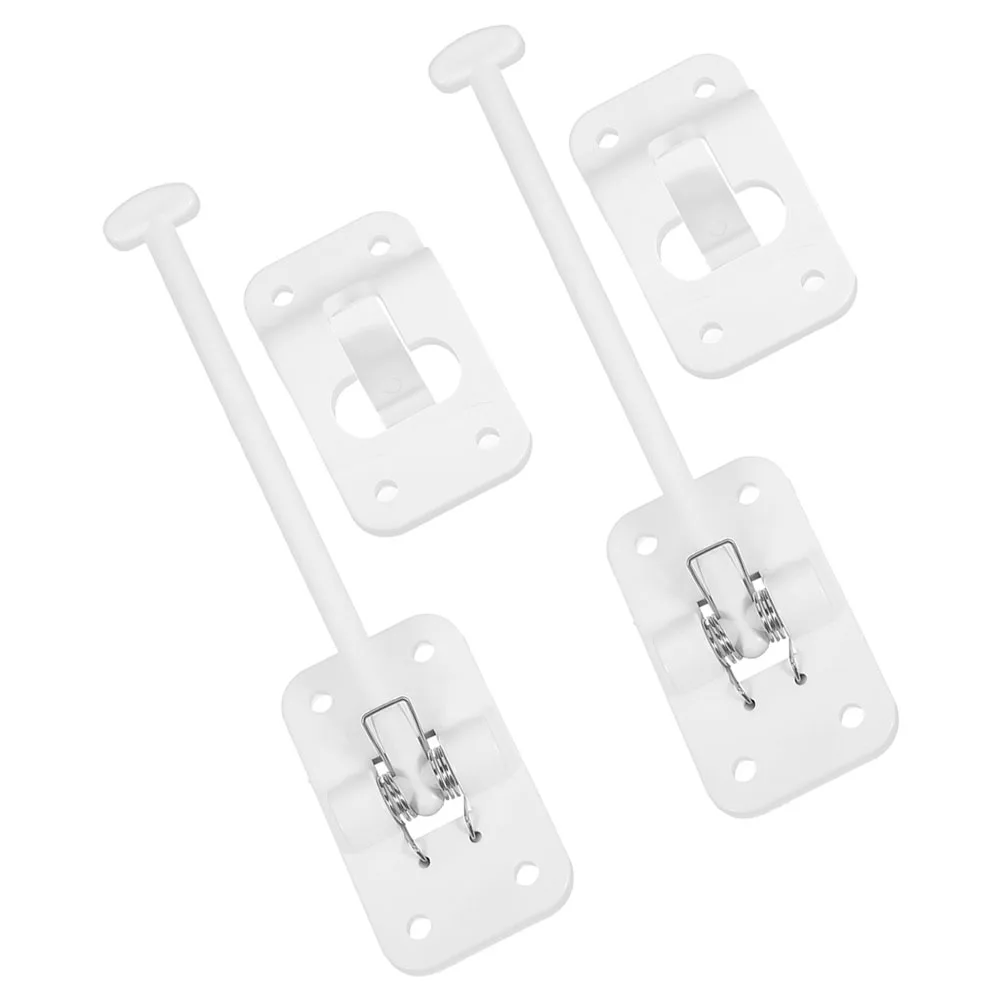 

Black Windproof Door Buckle Durable Plastic RV Cargo Trailer Latch Replacement Camper Door Holder Catch Hardware