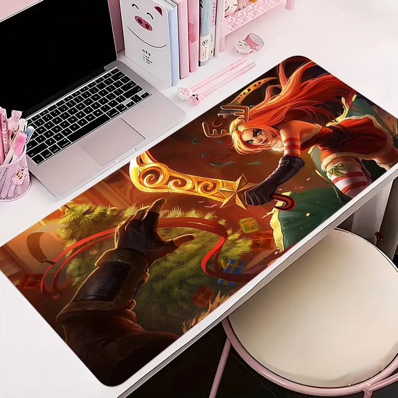 

Mouse Pad Office PC Accessories Keyboard Mat Anime Pattern Katarina L-league Of Legends Anti-slip Rubber Mousepad Gamer Desk Mat