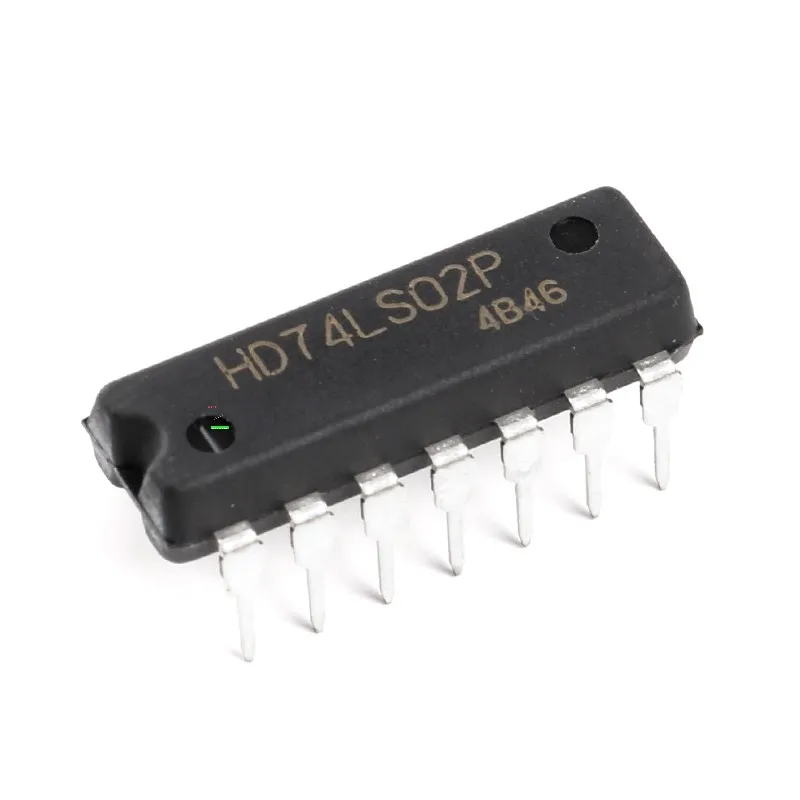 HD74LS02P HD74LS02 10-20pcs DIP-14 inline 2 input quad or non-gate logic chip 100% original