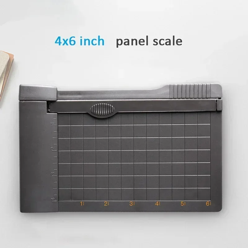 A5-Papierschneider, Kartentrimmer, Guillotine mit Lineal, 10,2 x 15,2 cm, Fotoschneider, Basteln für Zuhause, Büro, Schreibwaren, Schneidemaschine