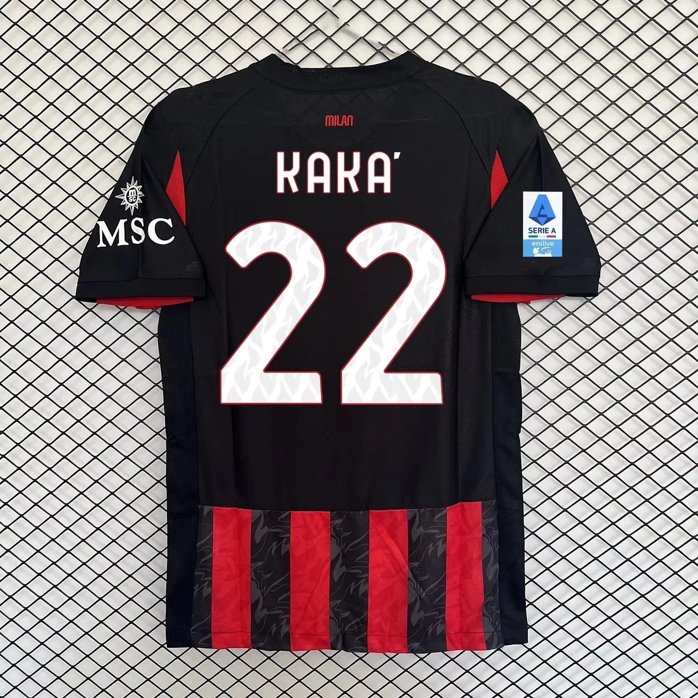 

No 22 2025 AC Milan Домашний Джерси Modrić Футбол с коротким рукавом 3Ds Дышащий Детский Женский Спортивный Тренировочный Быстросохнущий Клубный Повседневный