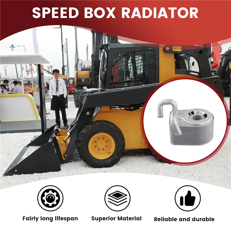 Radiador de transmissão de óleo re515469 para trator skid steer loader john deere 4120 4320 4520 4720 5065m