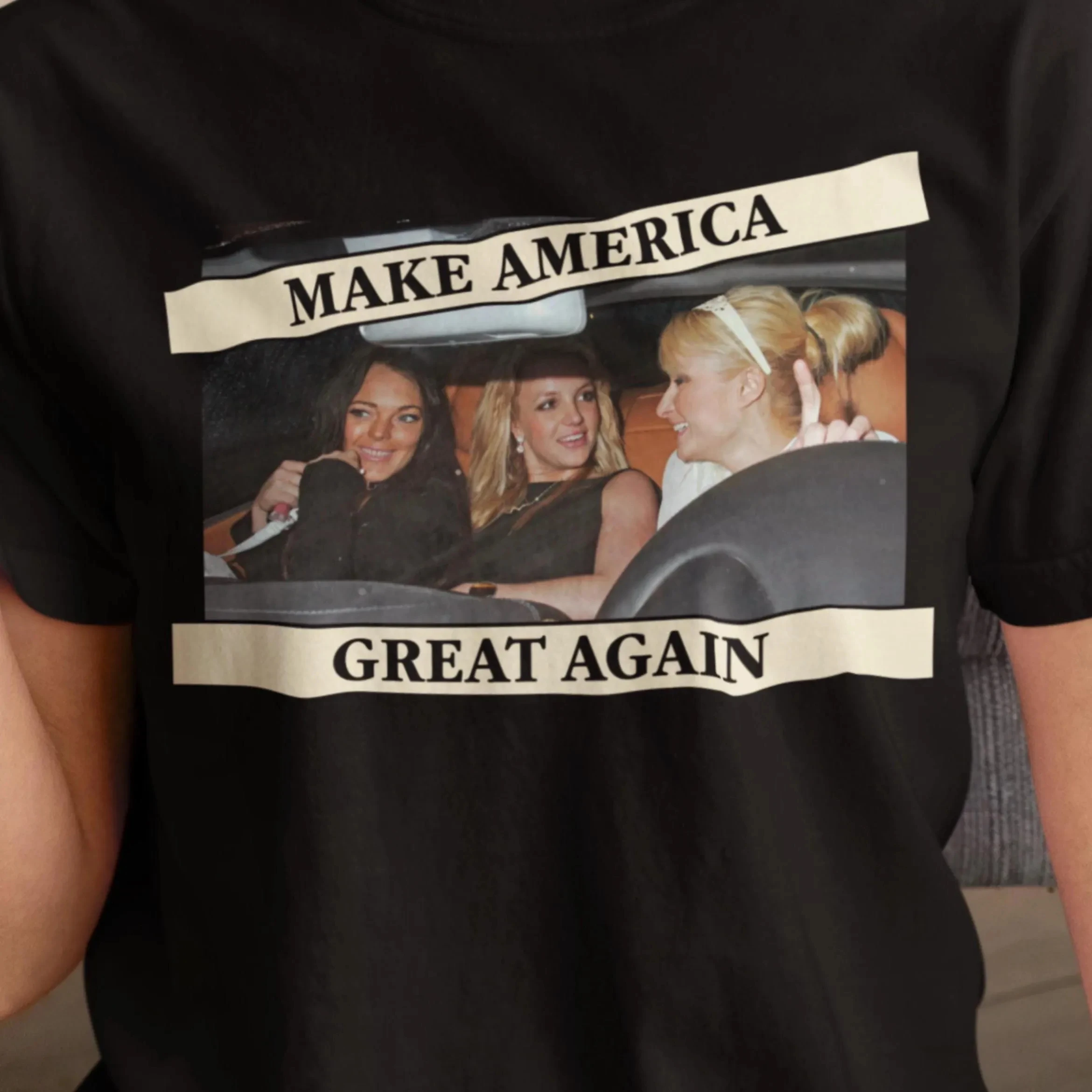 

Britney Spears Make America Great Again T Shirt Funny Graphic Tees Men Women 2026 New Summer Casual Cotton Top Unisex Streetwear