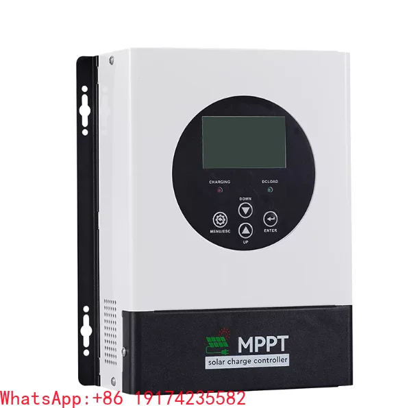 60A Solar Charging Controller 12V/24V Automatic Identification LCD Screen Display