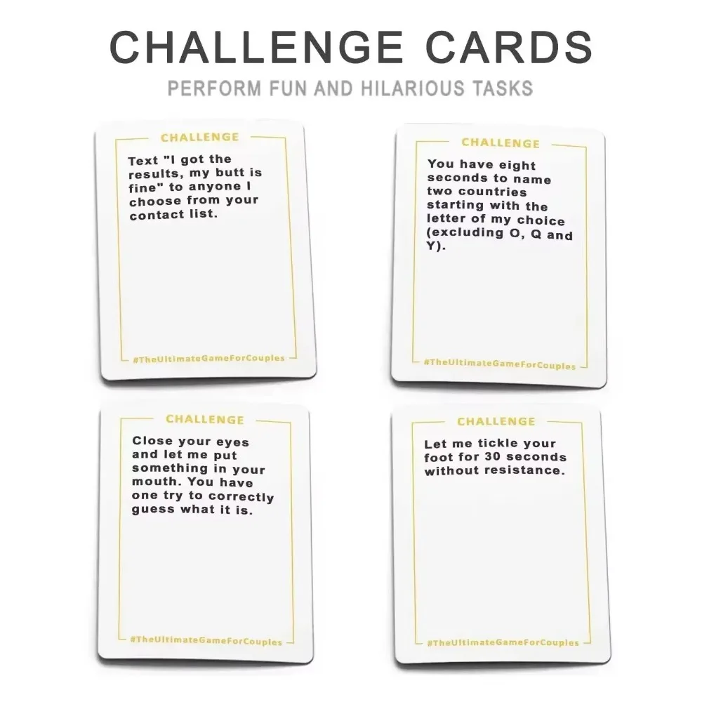 The Ultimate Game for Couples - Great Conversations and Fun Challenges