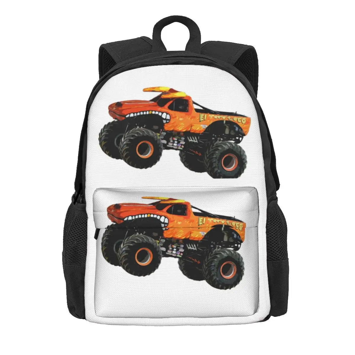 El Toro Loco Monster Truck Backpacks Boys Girls Bookbag Children School Bags Cartoon Travel Rucksack Shoulder Bag Large Capacity