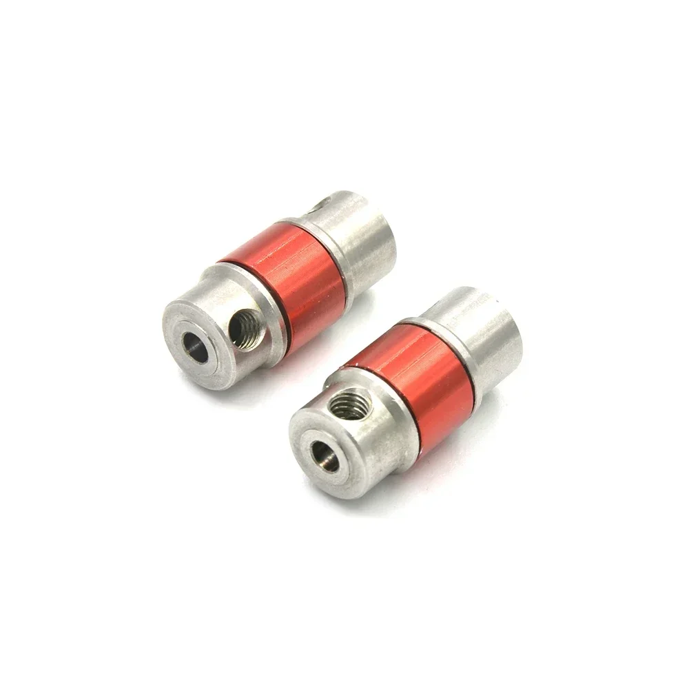 Stainless Steel Coupler For Motor Gas Oil Boat Coupling RC Fuel RC Ship Connection Couplings 3.18-4mm/ 4-4mm/ 4- 5mm