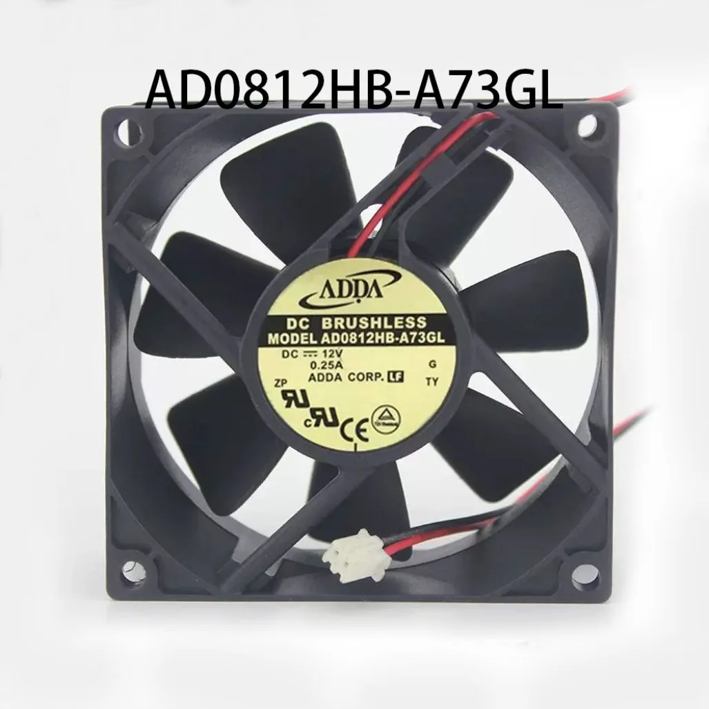 

New in box for ADDA Case radiator AD0812HB-A73GL 12VDC 0.25A 80*80*25mm 36CFM 3pin