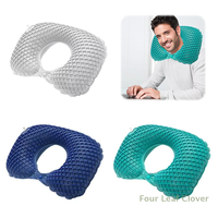 Instant Inflatable Neck Pillow For Travel, Foldable U-Shaped Car Airplane Office Pillow - Portable Camping Neck Support