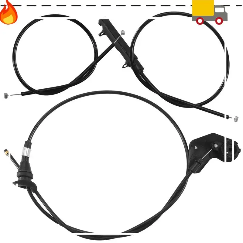 

Discount-3PCS Engine Bowden Cable Hood Release Wire For-BMW E39 525I 530I 51238176595 51238190754 51238176596