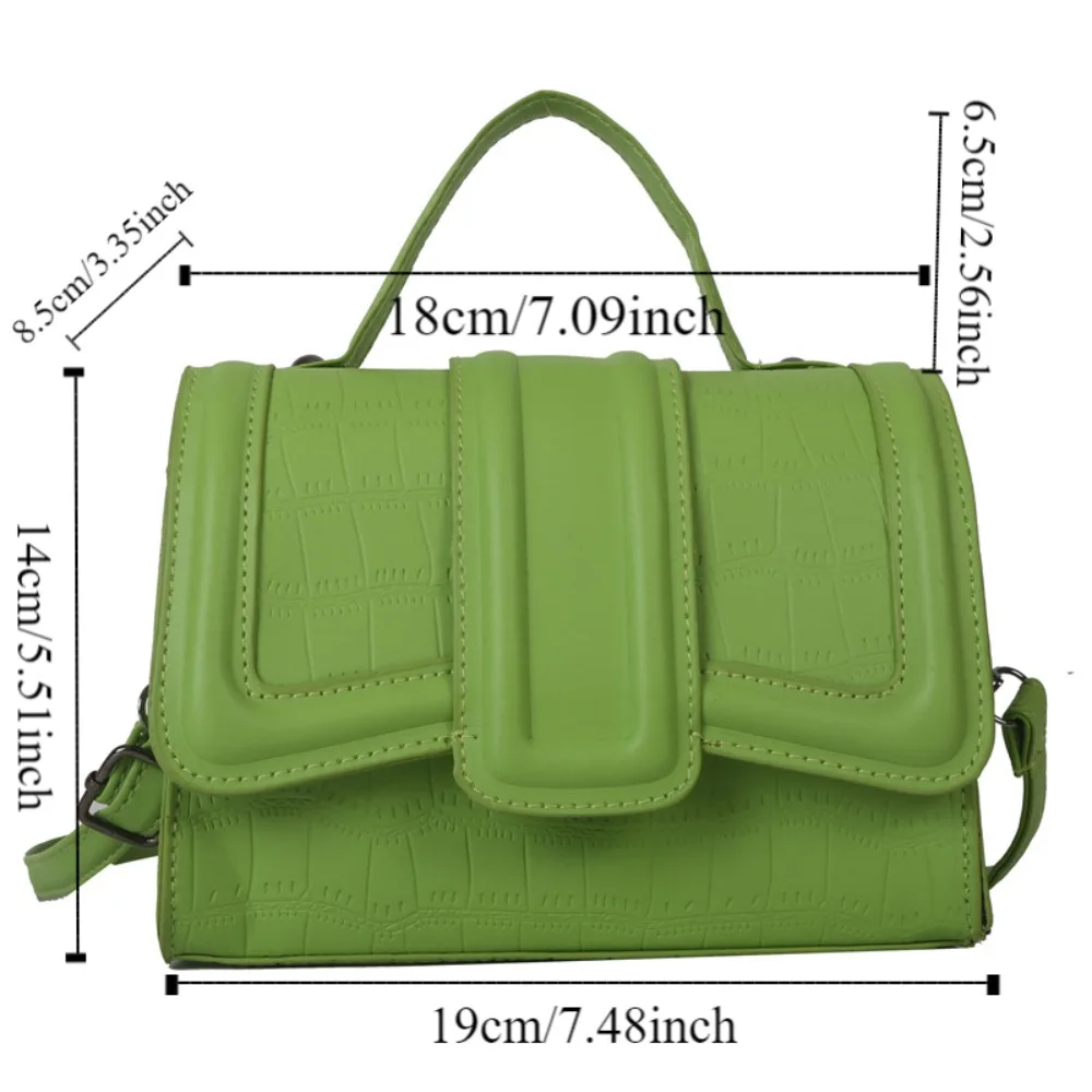 Fashion Korean Style Vintage Square Bag Candy Color Ins Y2K Single Shoulder Bag Handbags PU Crossbody Sling Bag Ladies