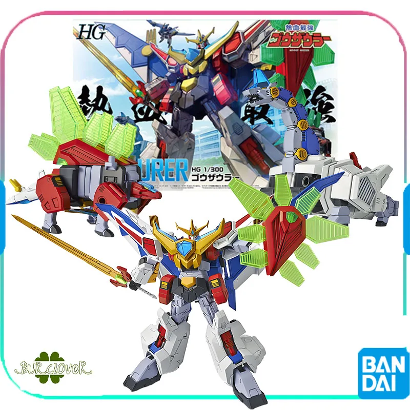 

BANDAI Original GUNDAM NEKKETSU SAIKYO GO-SAURER HG GOSHURA ALTER Anime Action Figure Assembly Model Toys Model Ornaments Gifts