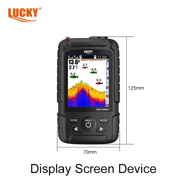 Lucky Fishfinder FF718LICD-LAIce 2,8 inch lithium-ionbatterij Gekleurd dot-matrixdisplay LA Draadloze sensor IJsvissensor