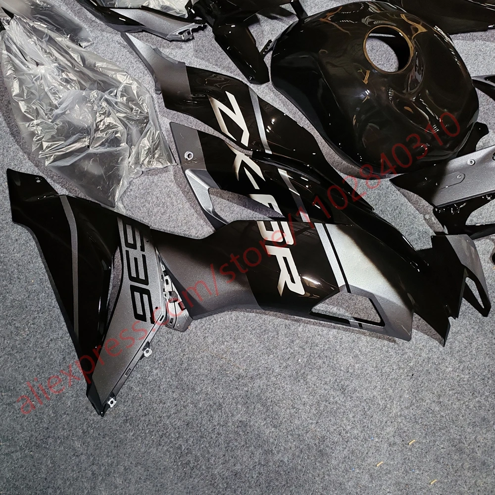 For Kawasaki ZX6R 636 2019 2020 2021 2022 2023 Black Motorcycle Fairings ZX 6R 19-23 Fairing Set Bodywork Panel Kit Fit - Image 5
