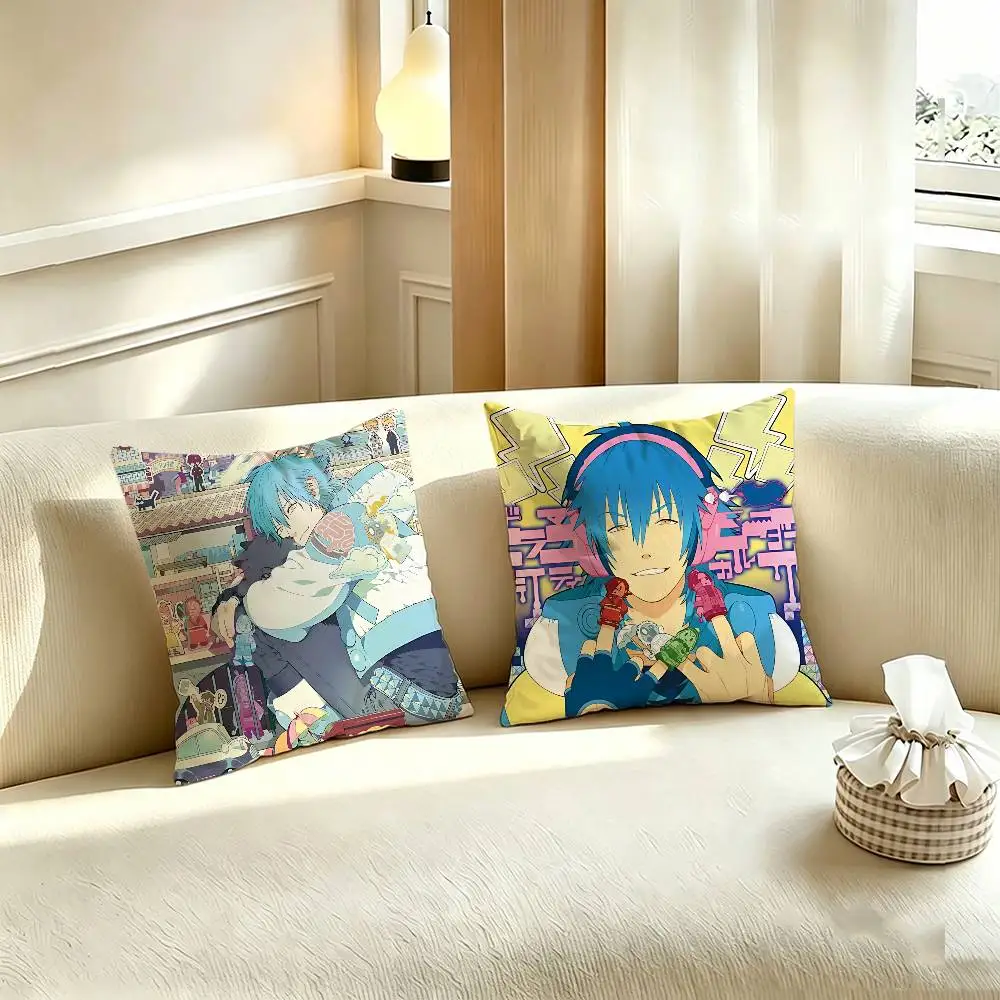 Aoba Seragaki D-DRAMAtical Polyester Printed Pillow Cover Square 30 35 40 45 50 55 cm Soft for Sofa Bed Car Home Decor
