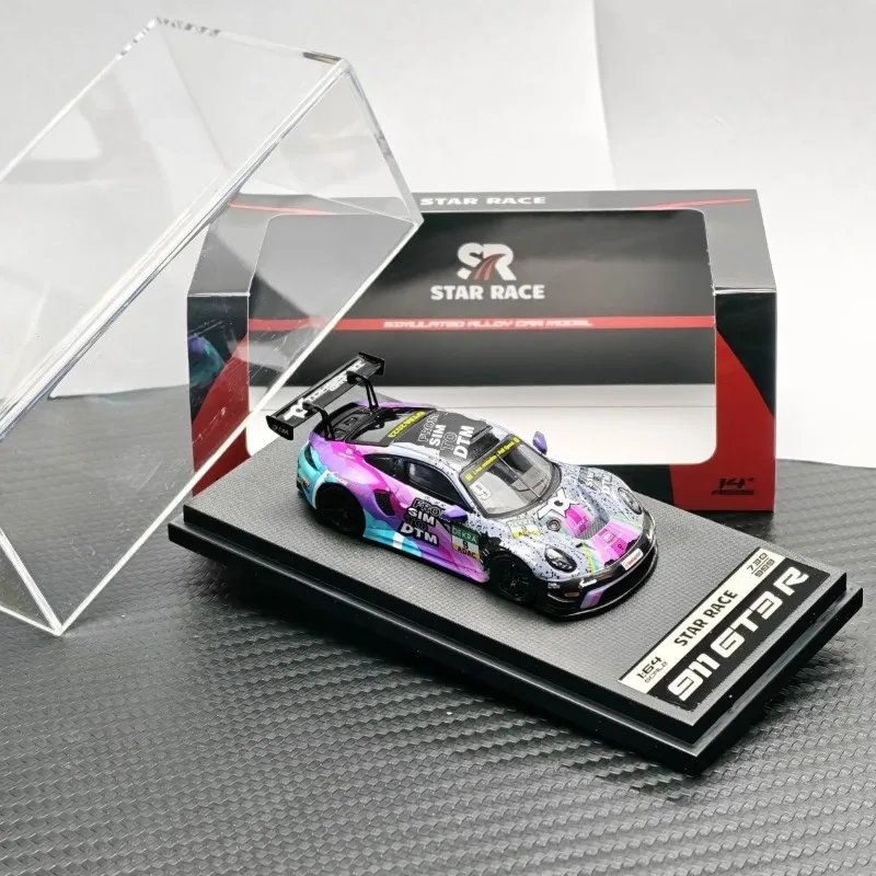 STARRACE 1:64 SR GT3 Color Graffiti Number 9 Alloy Model Car.