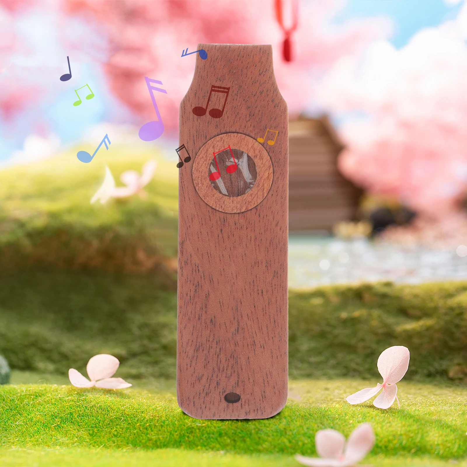 

1Set Wood Kazoo Professional Performance Musical Instrument Guitar Accompany Music Instrument Kazoos for Adults