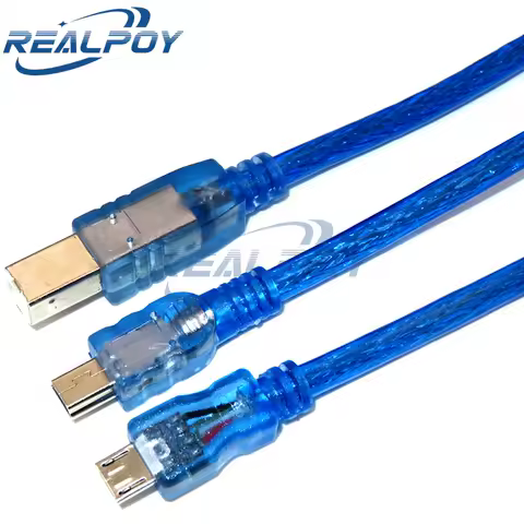 30cm USB Cable for Uno R3/Nano/MEGA 2560/Leonardo/Pro micro/DUE Blue High Quality A type USB/Mini USB/Micro USB 0.3m for Arduino