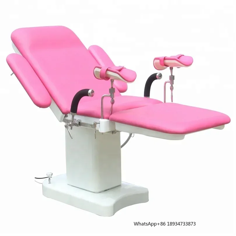 Hospital Gynecology Exam Table Electric Gynecological Chair Examination Bed with castors