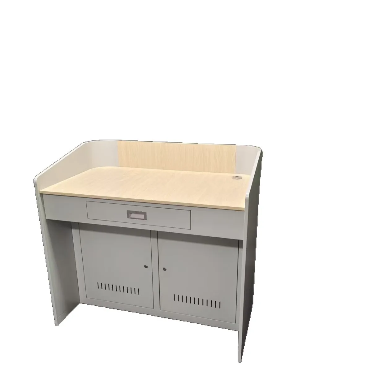 Multi-functional smart podium, steel multimedia podium, school electronic education central control podium