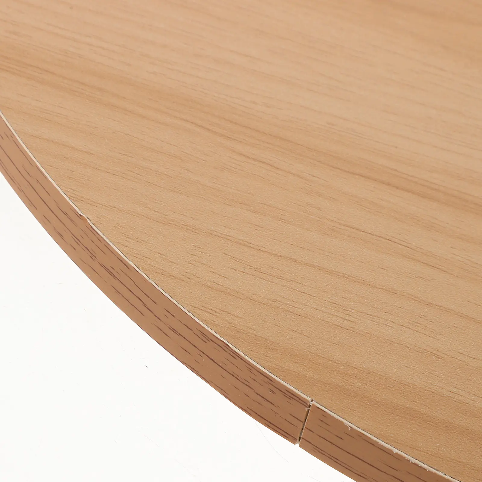 Thick Solid Wood Round Table Wood Grain Dining Coffee Table Desktop Replacement Easy Clean Maintenance