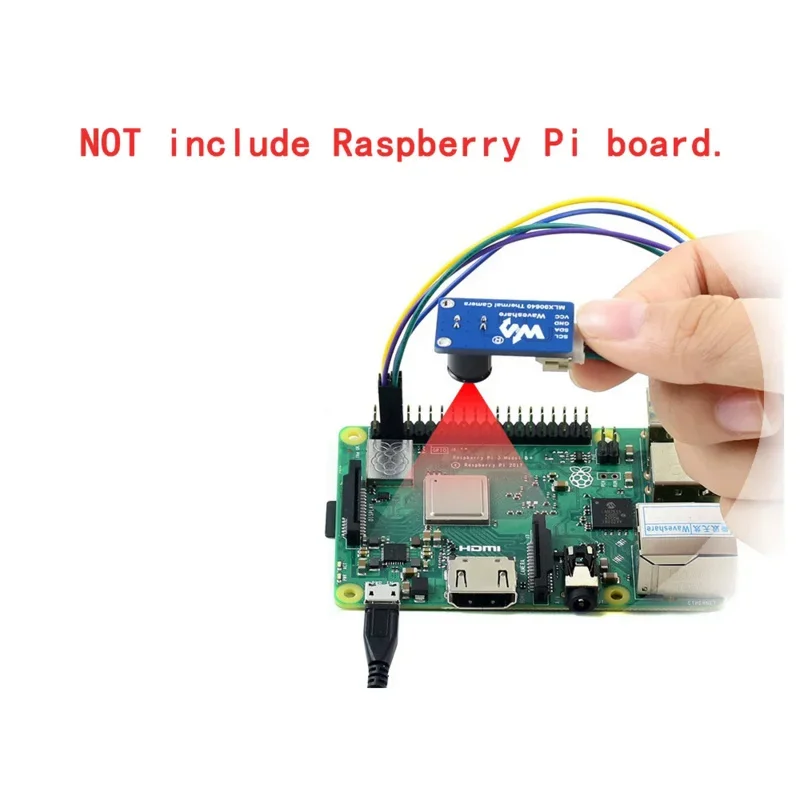 3.3V 5V 32X24 Pixels IR Array Infrared Thermal Imager Imaging Camera Sensor for RPI Raspberry Pi 3 Model B 4 STM32 ESP32