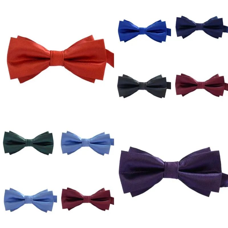 Bowtie Mens Bowknot Bow Tie Butterfly Wedding Lovely school Clip-on Adjustable Business Christmas Luxury MW647