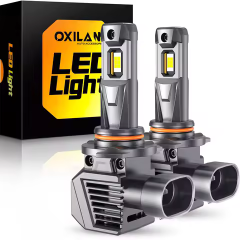 OXILAM 2Pcs 22000LM 9005 LED Headlight High Power Canbus H8 H9 H11 HB3 9012 HIR2 Turbo LED Lamp 6500K White Car Light 120W 12V