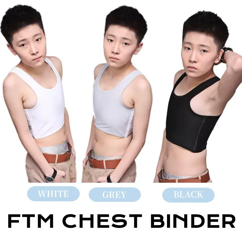 Buckle Breathable Breast Binder Trans Binders Short Women Chest Binder Lesbian Binder For Women