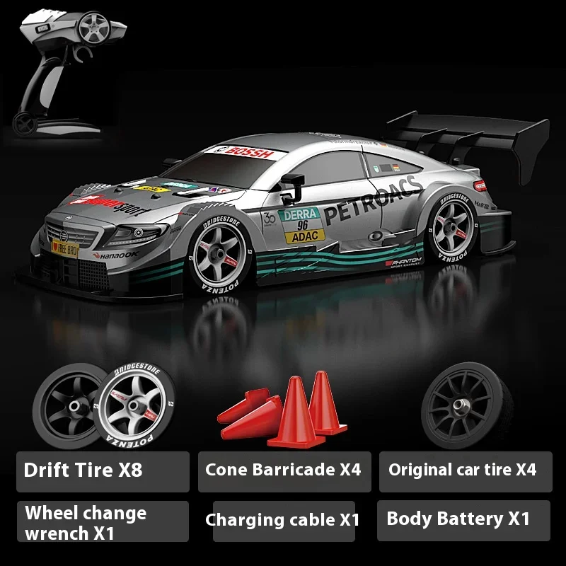 Drift Car 1:16 40 km/h 2.4G 4WD High Speed 3 Typy opon 2 zestawy Tail Classic Edition Profesjonalne wyścigowe samochody zdalnie sterowane dla