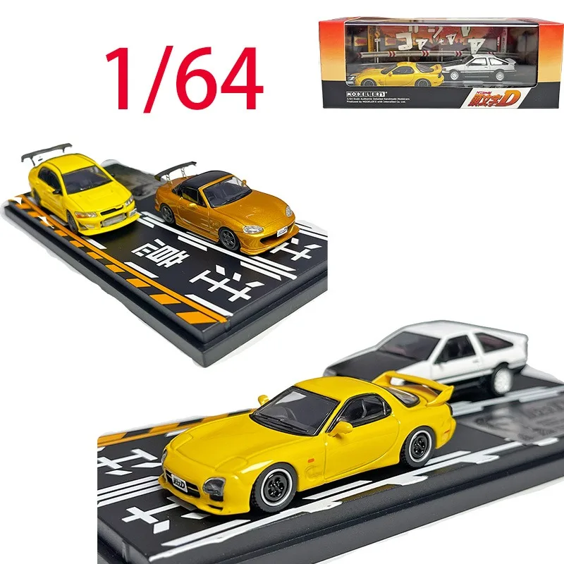 

Diecast 1/64 Scale Nissan GTR RX7 AE86 Alloy Car Model Honda RX7 Play Vehicles Toys for Boys Original Box Collection