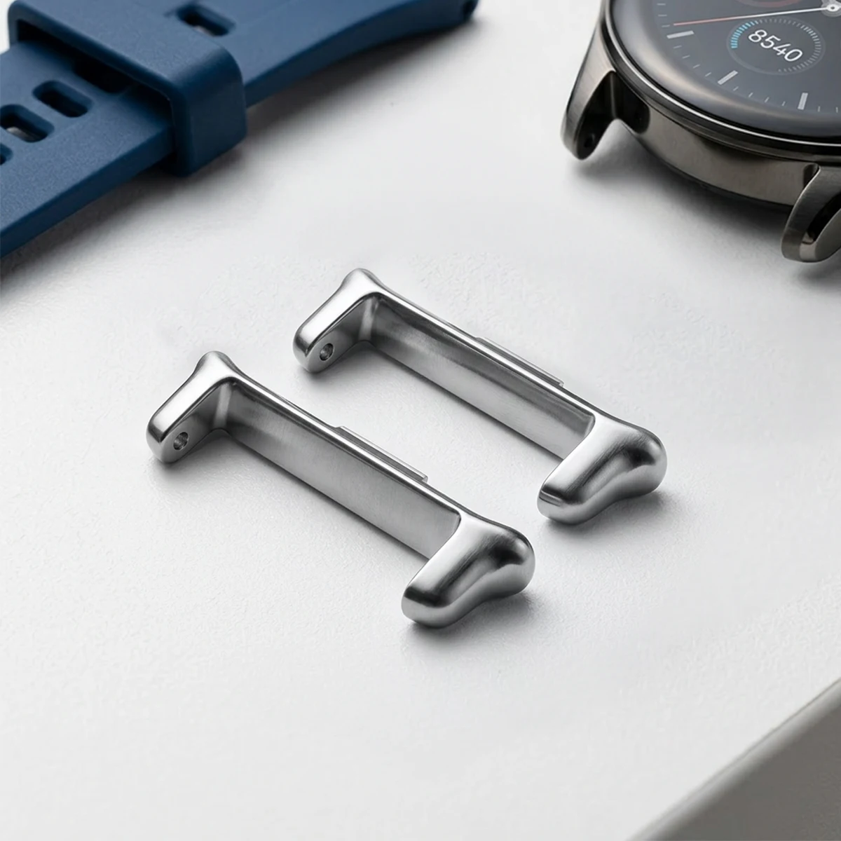 1 Paar Edelstahl-Adapter für Honor Watch X5i Smartwatch-Armband, Kompatibel mit 14mm, 20mm, 22mm Zubehör – Detail 7