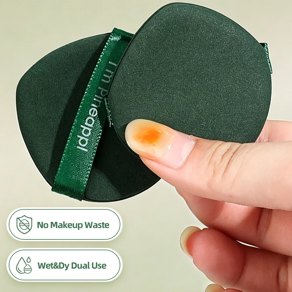 

7 Pcs/Box Reversible Makeup Puff High Density Foundation Sponge Cushion Powder Puff Dual Sided No Powder Absorption