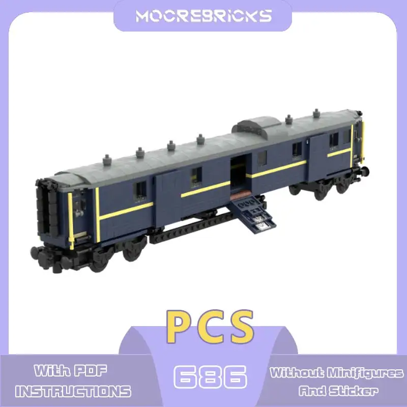 

High-tech Bricks Orient Express Model Creative Bricks MOC Passenger Transport Carriage Building Blocks Train Toys Kids Xmas Gift