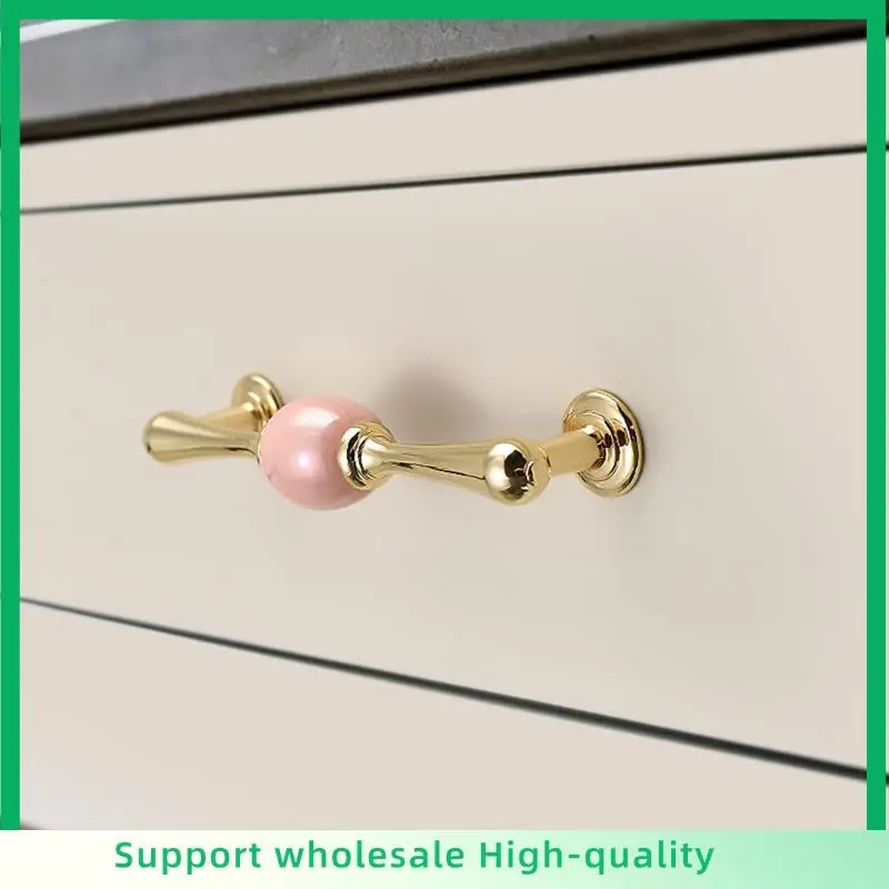

ABSF Fashion Cabinet Handle Golden Kitchen Cupboard Door Handle European Style White Furniture Handle'