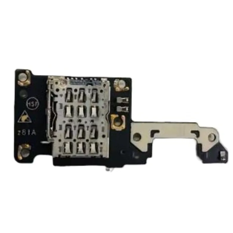 Replace For ZTE Nubia Z70 Ultra，NX733J SIM Card Reader Socket Tray SD Slot Board Microphone Flex Cable Z70S Ultra，NX737J Parts