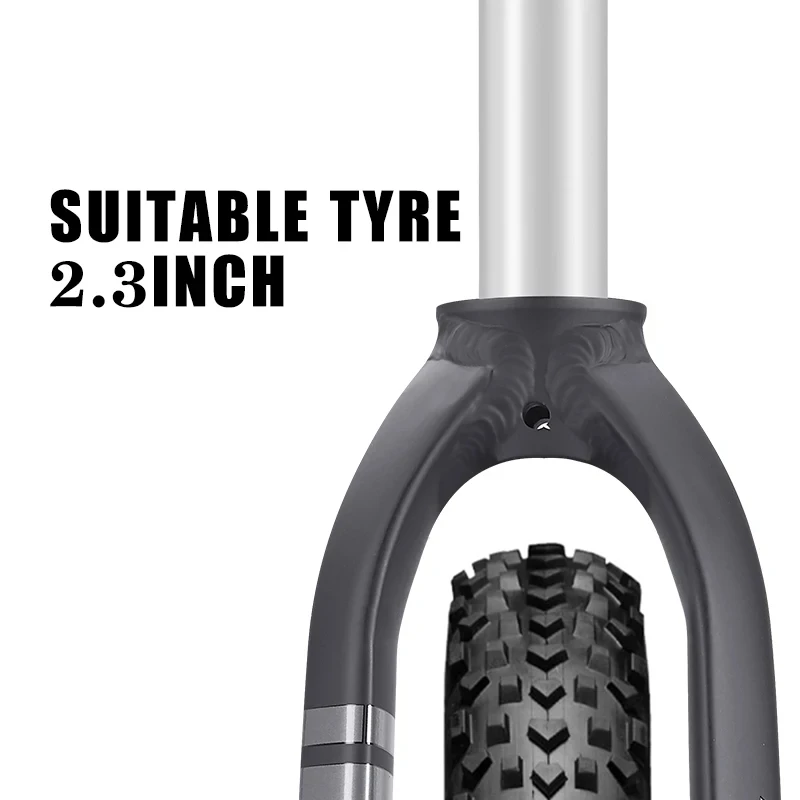 28.6mm A-pillar MTB Hard Fork Bolany X6 Matte Rigid Fork FIt 26/27.5/29inch Aluminum Alloy Mountain Bike Fork Straight Tube