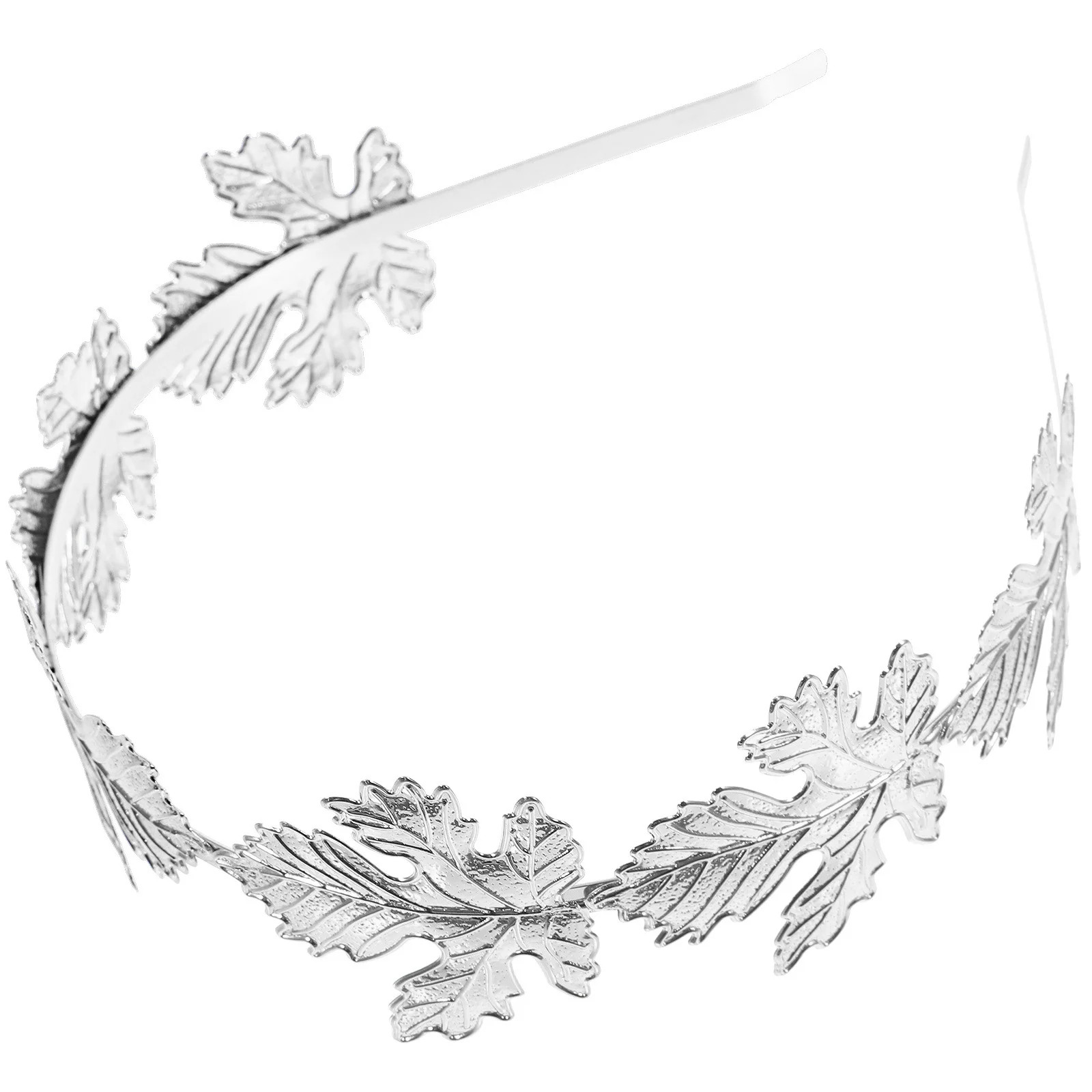 

Gold Plated Maple Leaf Headb Women Hair Jewelry Wedding Accessories Durable Metal Comfortable Easy Wear Party Outfit Greek Crown