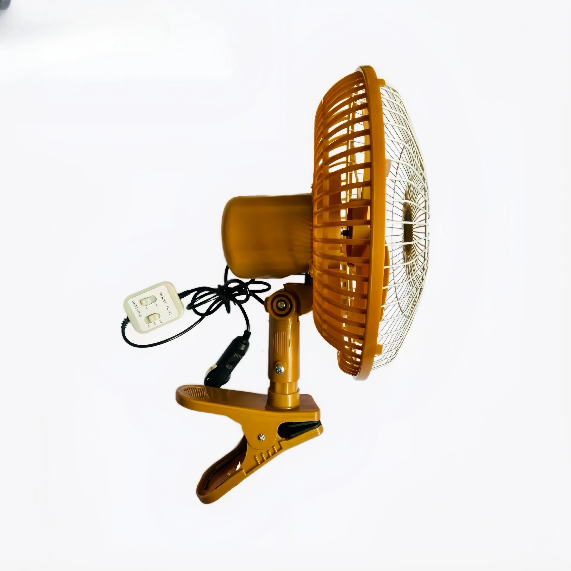 Onboard fan: 11-inch dual-motor oscillating head, powerful wind-powered truck interior electric fan