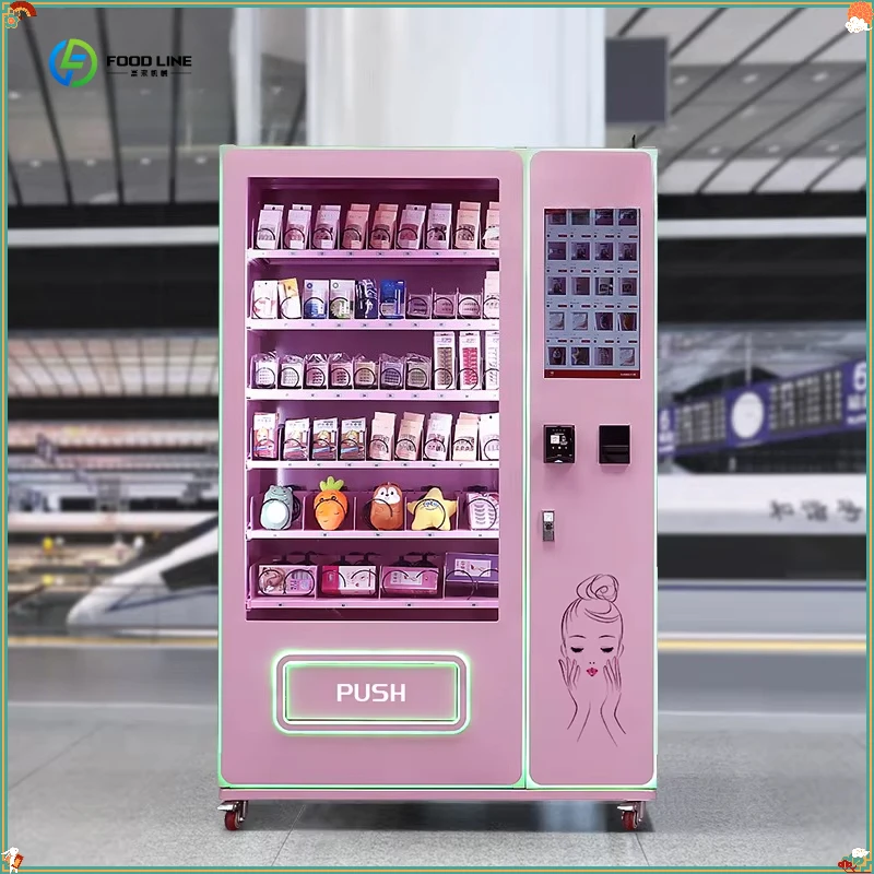 Smart Diy Sticker Beauty Product Vendo Vending Machine for Retail Items Cosmetics FL Customized