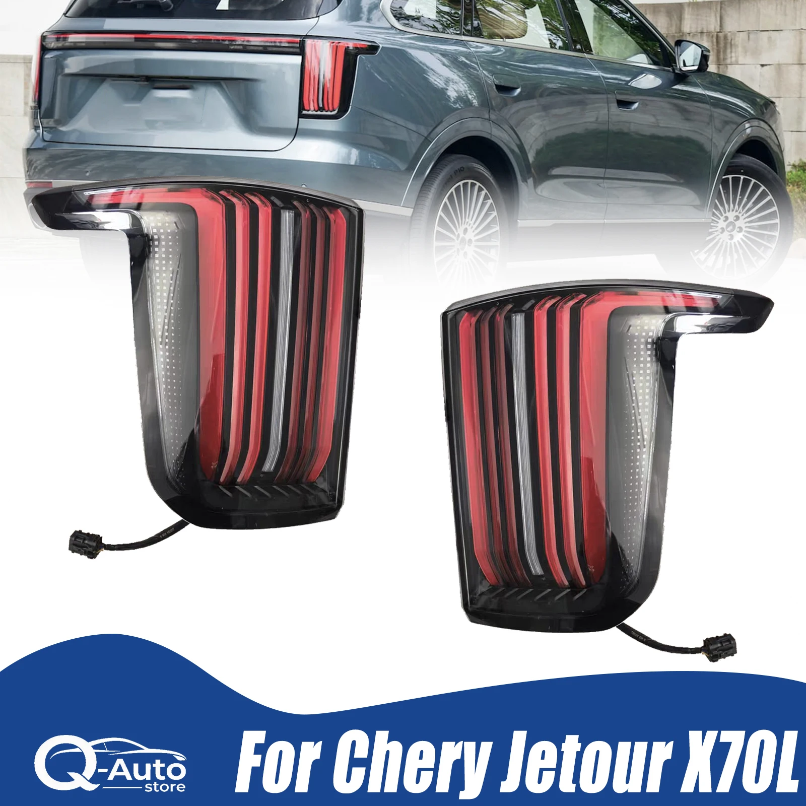 605001650AA Rear Bumper Brake Light Taillight For Chery Jetour X70L Warning Light Turn Signal Car Accessories
