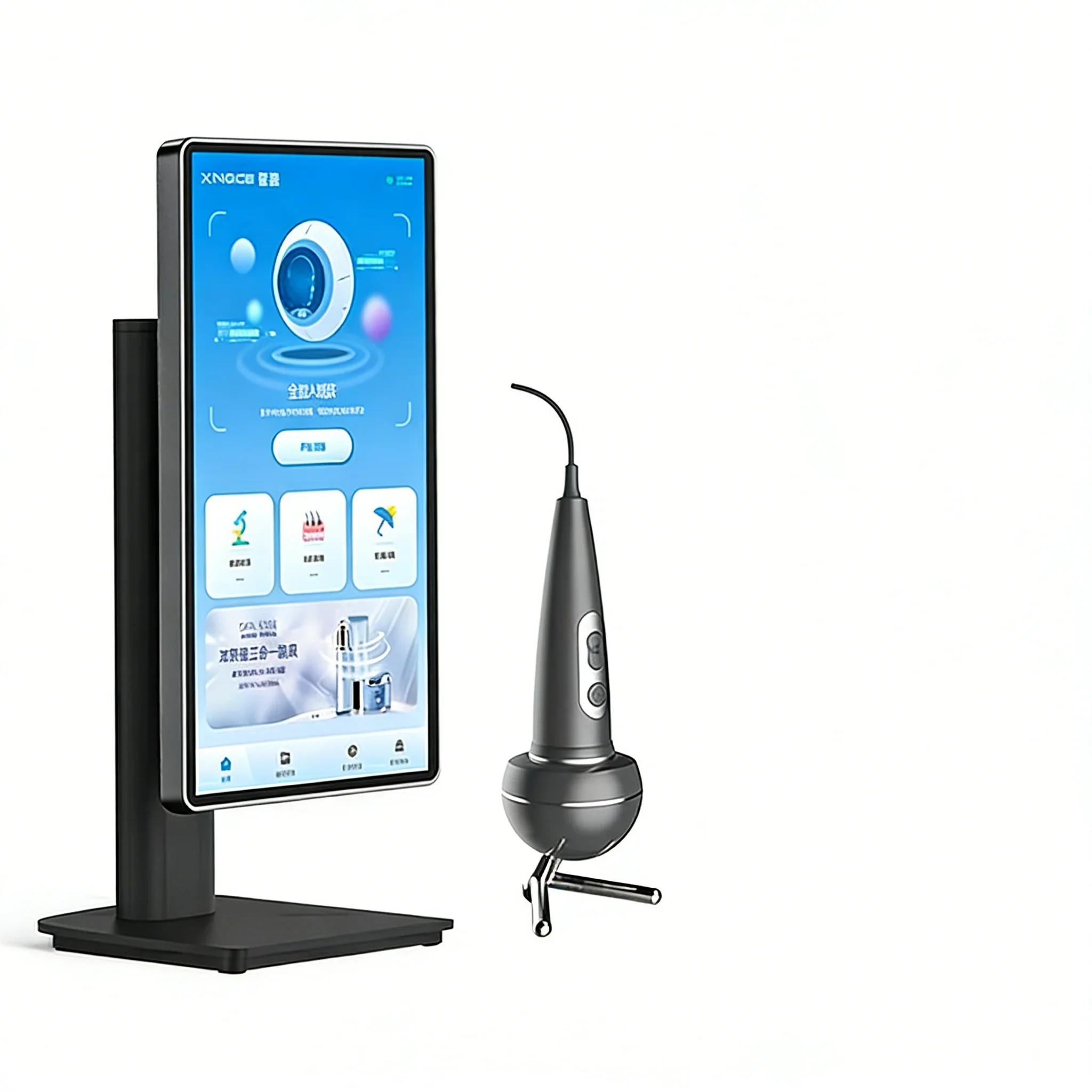 2026 최신 3D 페이셜 X5 카메라 스캐너 UV 피부 및 모발 분석 측정기 디지털 페이셜 스캐너 피부 분석기