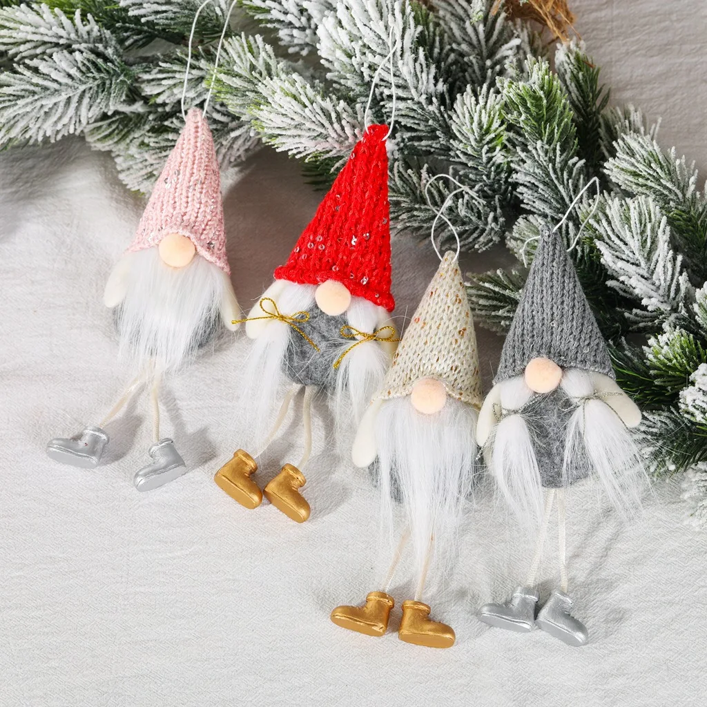 Gnome babbo natale svedese peluche bambola ornamenti rossi vacanza casa decorazione festa bambini bambini regali di natale per la famiglia