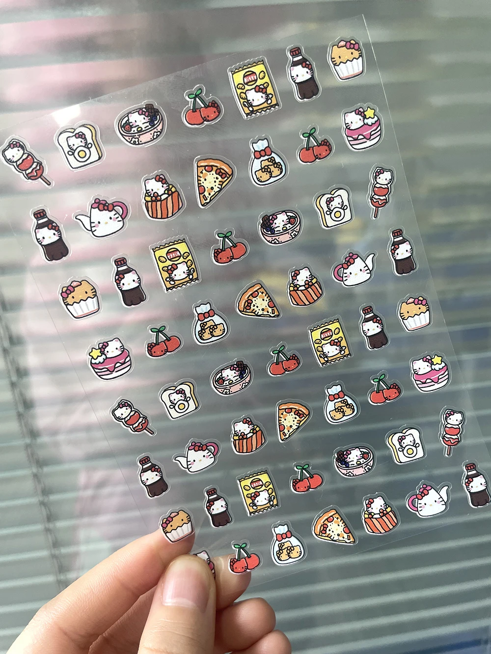 

Cute Sanrio Hellokitty Kuromi Pvc Mini Luggage Tags Stickers Nail Art Suitcase Scrapbook Handbook Phone Shell Waterproof Sticker