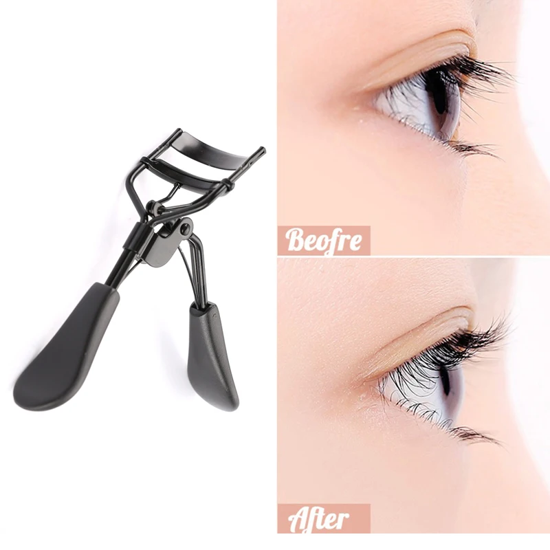 Wimpernzange mit gebogenem Griff, Pinzette, langlebiges, kräuselndes, nicht verletzungsfreies Werkzeug