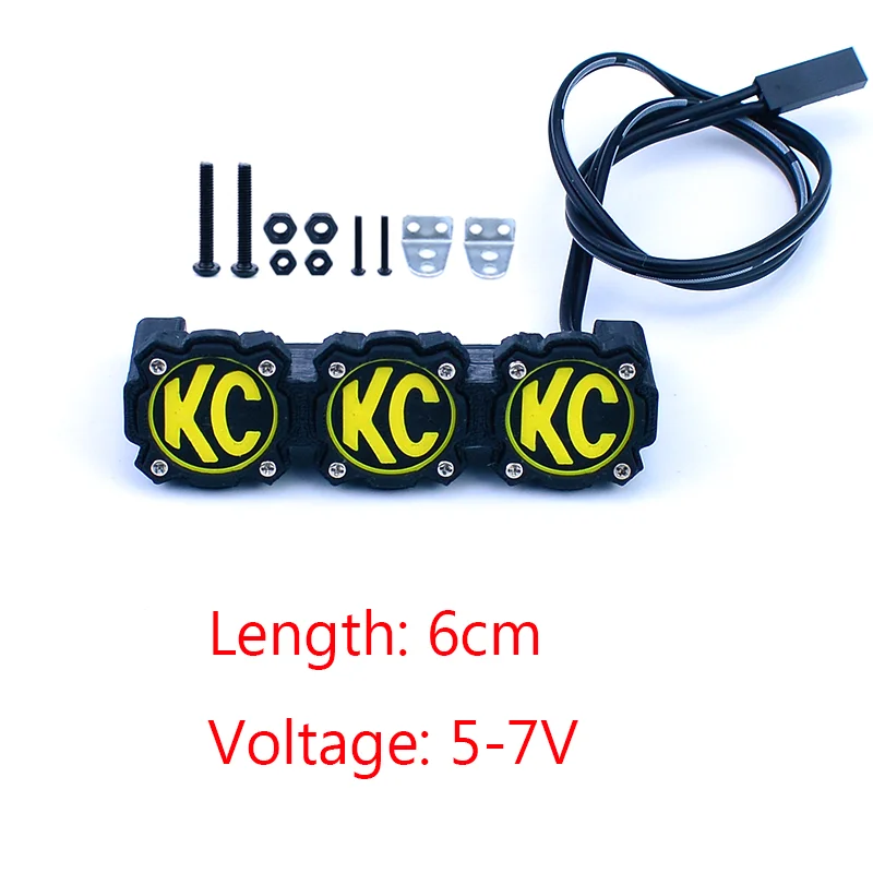 LED Simulatie Daklichten voor 1/10 RC Crawler Auto Traxxas Trx4 Axiale Scx10 Yikong RC4WD D90 Croboll MK07 MJX H8H