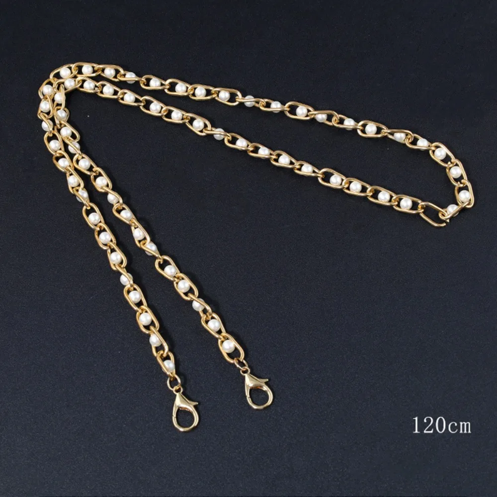 

Fashion 110cm/120cm Purse Pearl Strap DIY Replacement Bag Pearl Chain Bag Lanyard Shoulder Bag