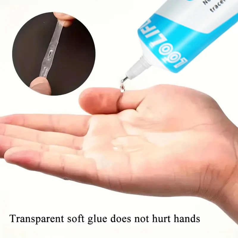 Shoemaker's special super glue, shoe glue adhesive epoxy resin is colorless, odorless, waterproof, easy to clean and malleable.